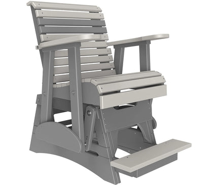 LuxCraft 2' Plain Balcony Rollback Glider Chair 2PPBAG 07