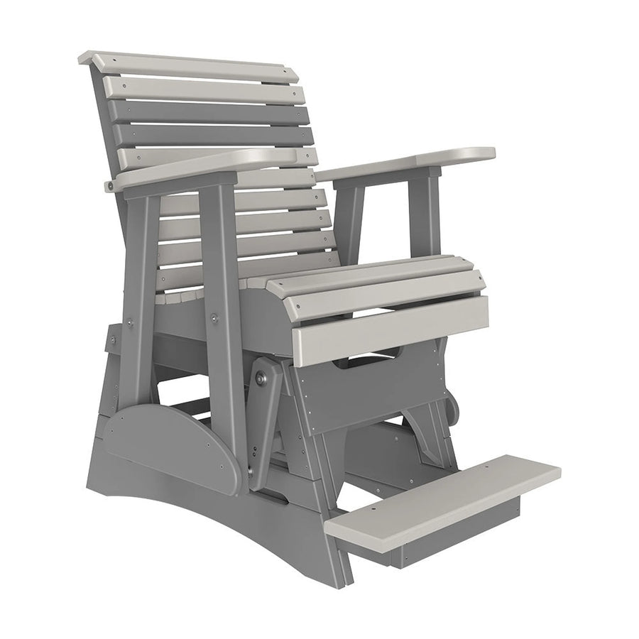 LuxCraft 2' Plain Balcony Rollback Glider Chair 2PPBAG 07