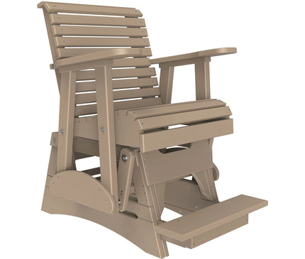 LuxCraft 2' Plain Balcony Rollback Glider Chair 2PPBAG 09