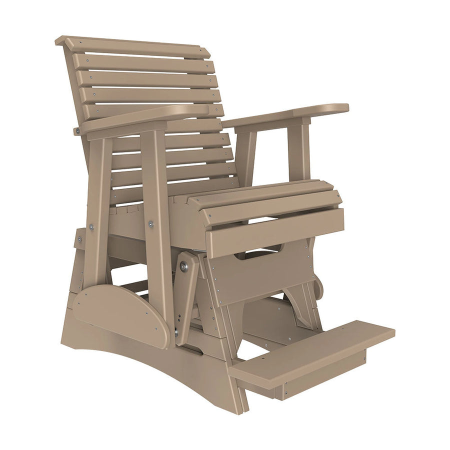 LuxCraft 2' Plain Balcony Rollback Glider Chair 2PPBAG 09