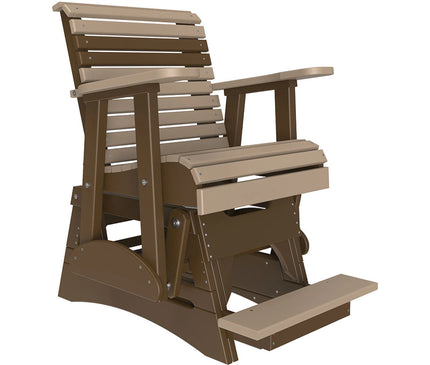 LuxCraft 2' Plain Balcony Rollback Glider Chair 2PPBAG 11