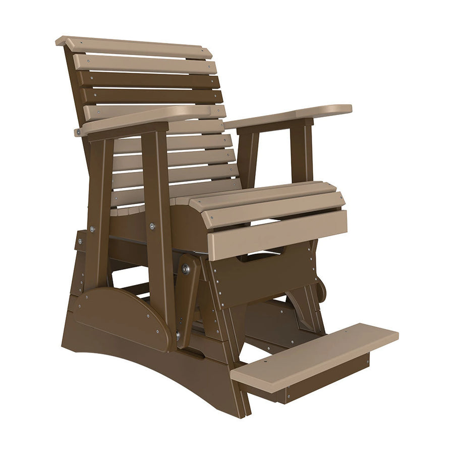 LuxCraft 2' Plain Balcony Rollback Glider Chair 2PPBAG 11