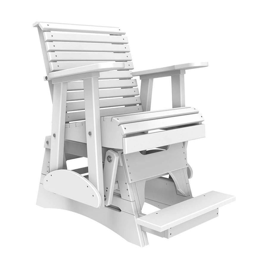 LuxCraft 2' Plain Balcony Rollback Glider Chair 2PPBAG 12