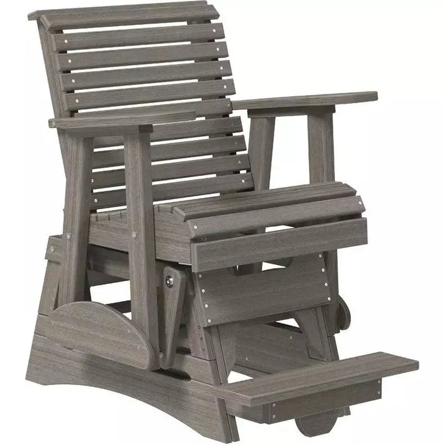 LuxCraft 2' Plain Balcony Rollback Glider Chair 2PPBAG 16