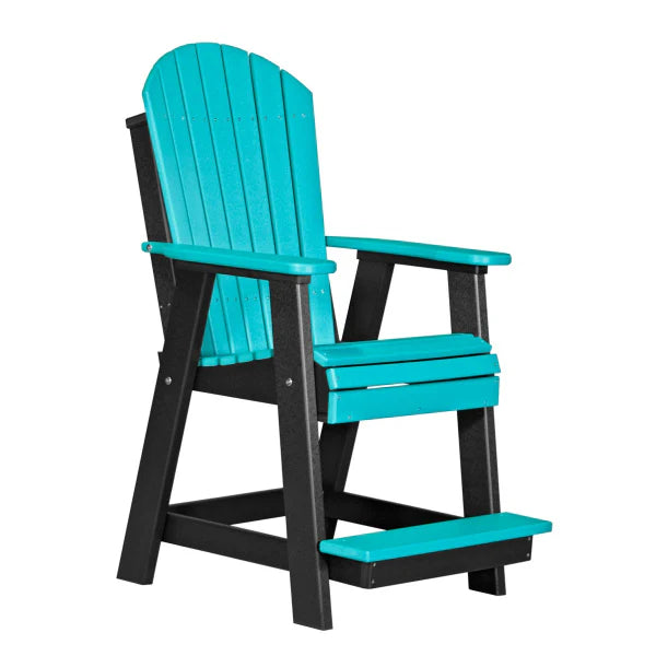 LuxCraft Adirondack Outdoor Poly Balcony Chair by LuxCraft PABCABB