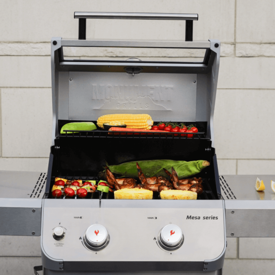 Monument Grills Mesa 200S | Foldable Stainless Gas Grill M200S