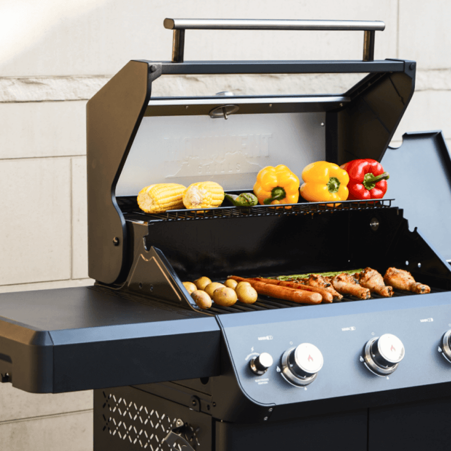 Monument Grills Black Propane Gas Grill Mesa 325