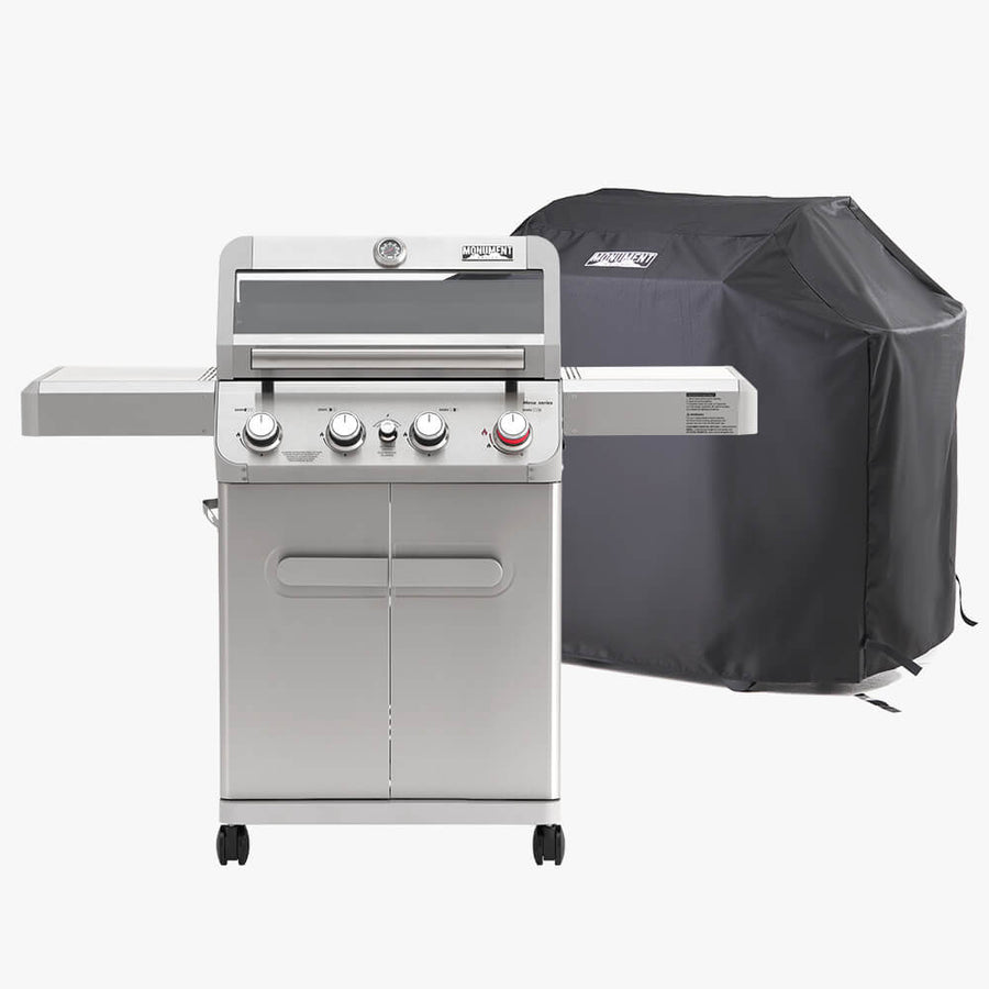 Monument Grills Stainless Propane Gas Grill Mesa 410MBZ