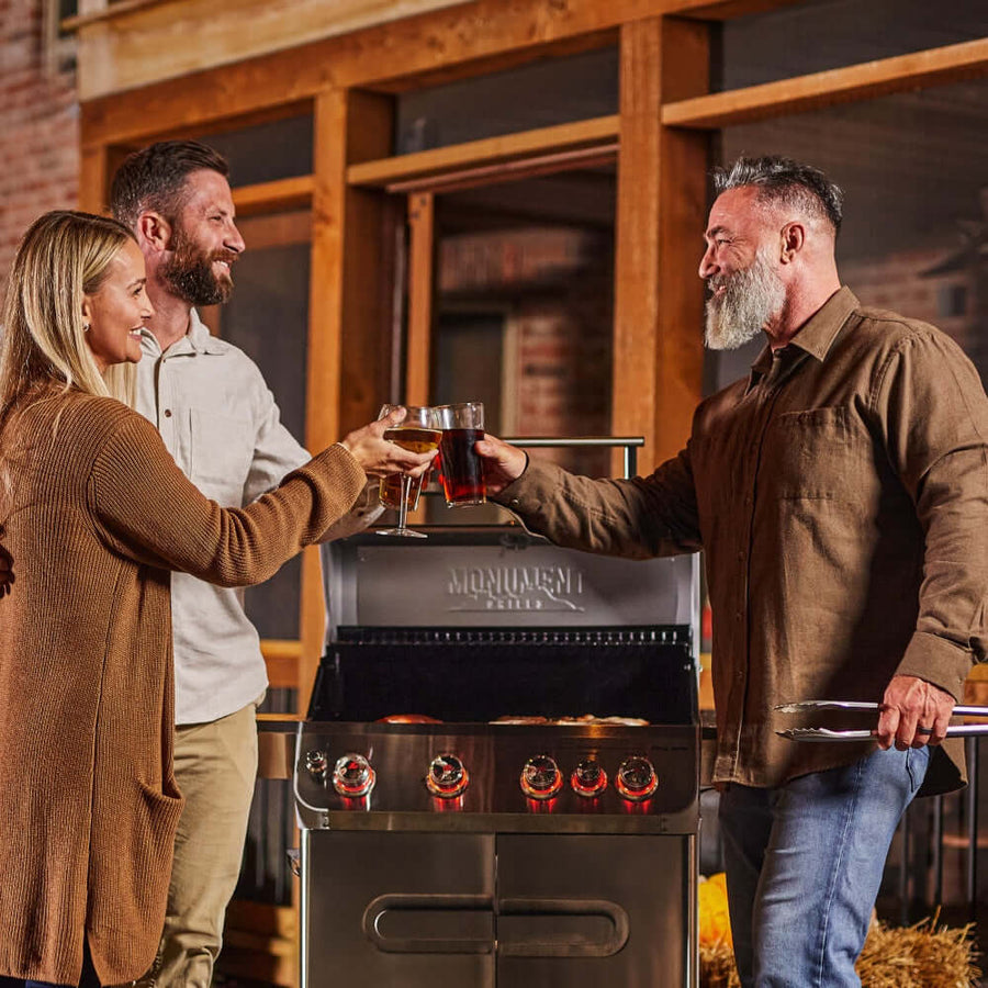 Monument Grills Stainless Propane Gas Grill Mesa 415BZ