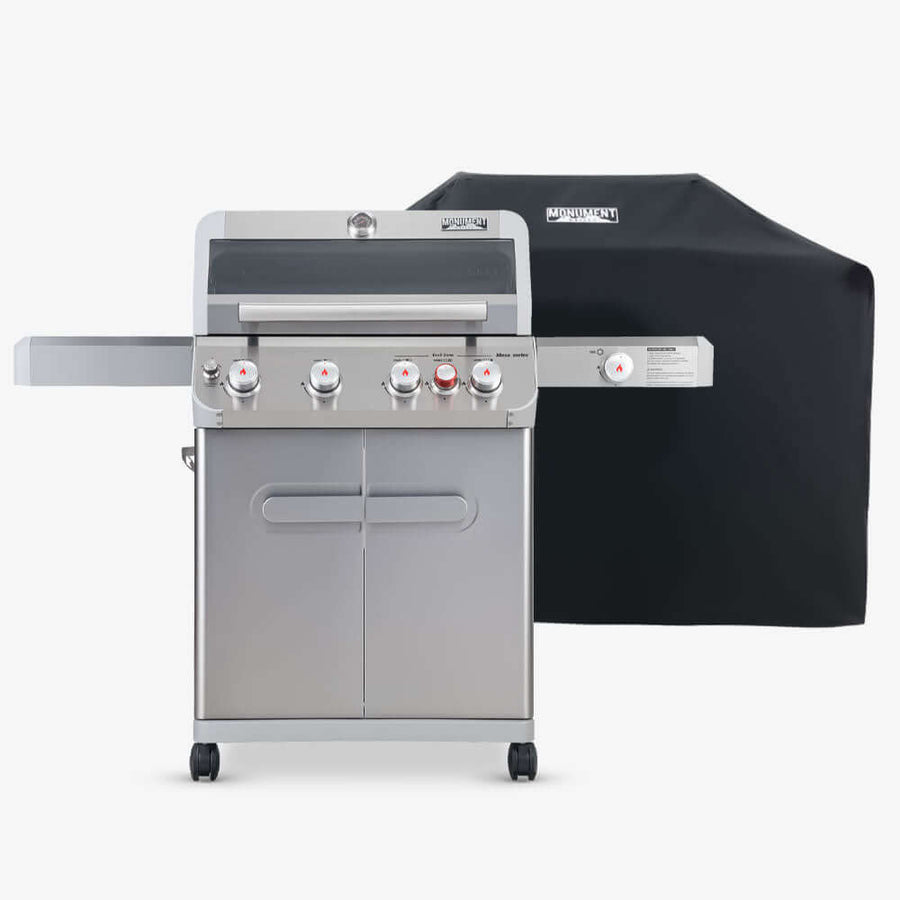 Monument Grills Stainless Propane Gas Grill Mesa 415BZ