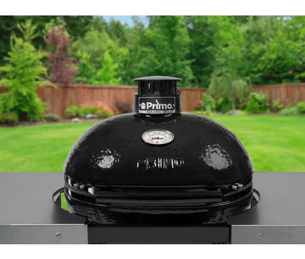 Primo Grills Oval Junior 200 Ceramic Kamado Charcoal Grill PGCJRC 03