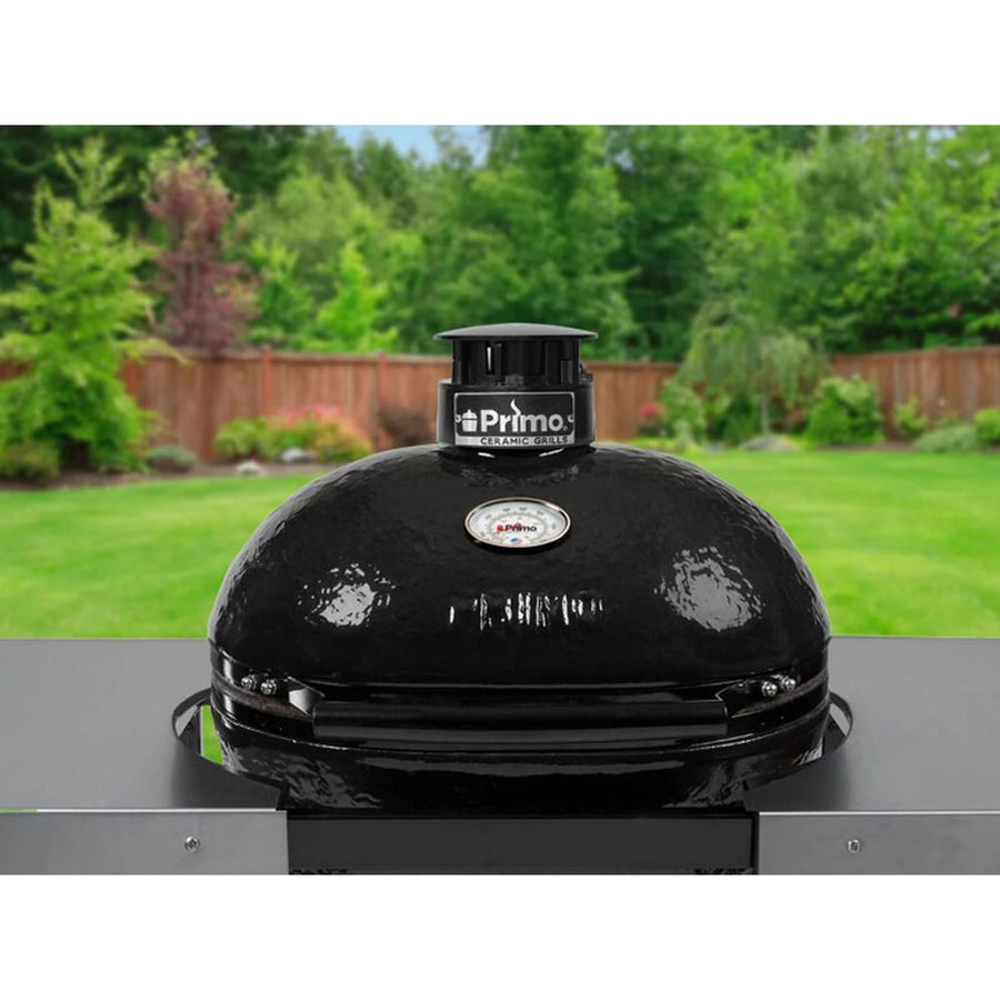 Primo Grills Oval Junior 200 Ceramic Kamado Charcoal Grill PGCJRC 03
