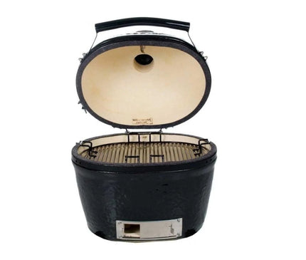 Primo Grills Oval Junior 200 Ceramic Kamado Charcoal Grill PGCJRH 04