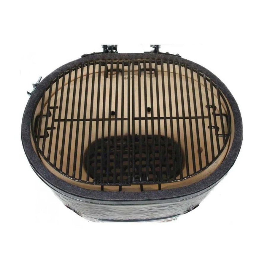 Primo Grills Oval Junior 200 Ceramic Kamado Charcoal Grill PGCJRH 06