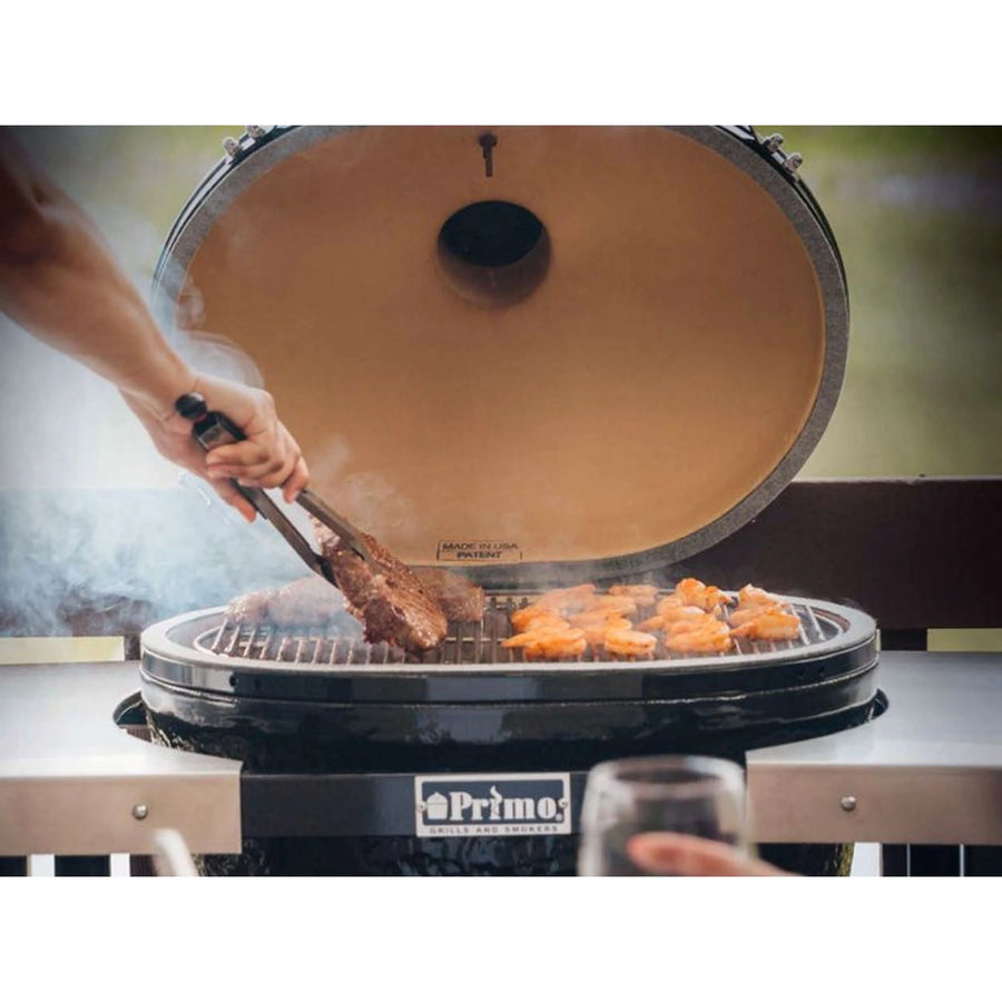 Primo Grills Round Kamado Ceramic Kamado Charcoal Grill PGCRC 01